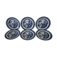 6 English plates
