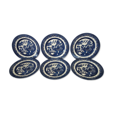 6 assiettes anglaises