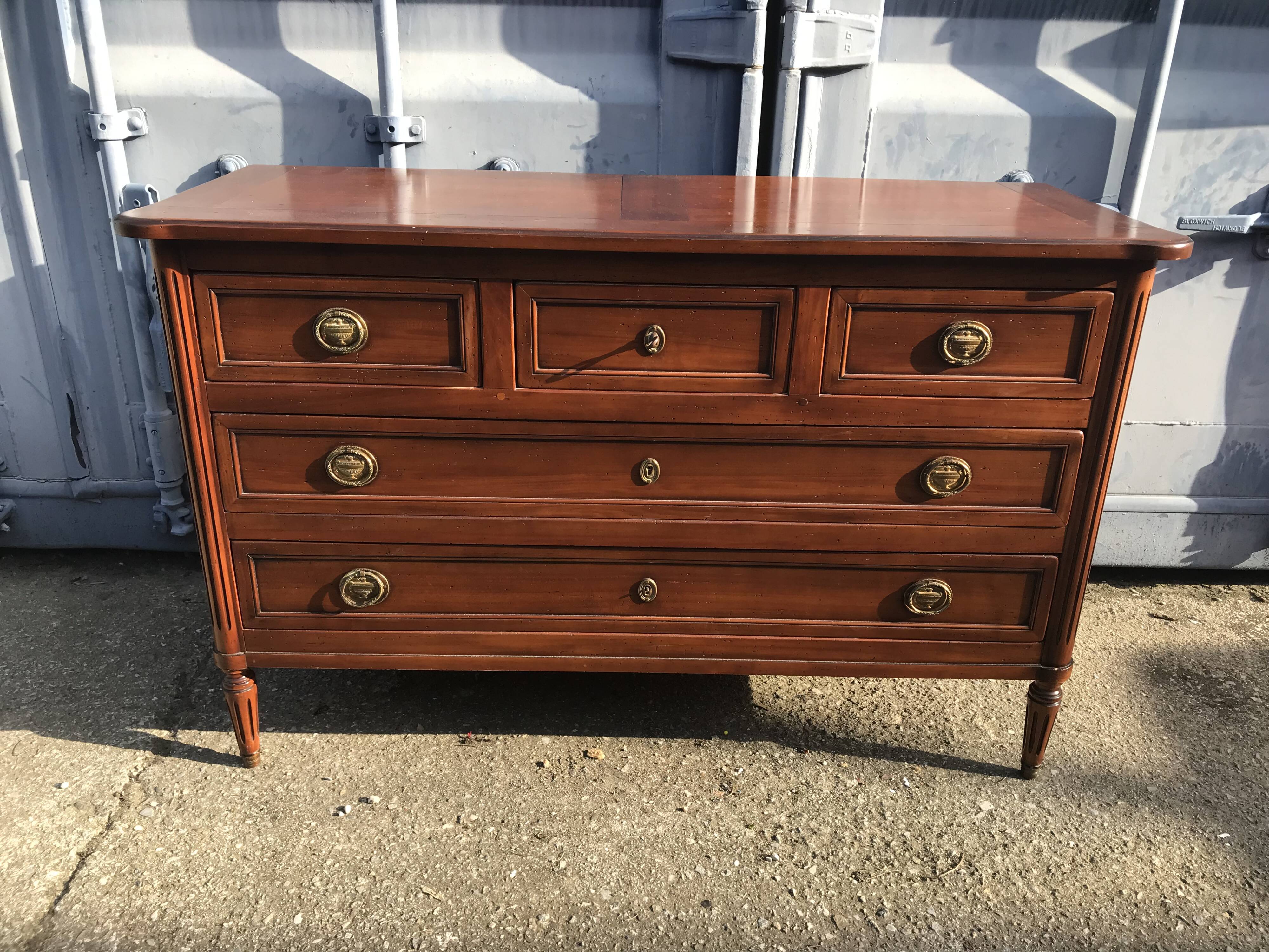 Louis XVI style chest of drawers