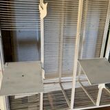 Cage has iron birds and prison volière has 20th century bars