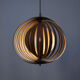 Wooden suspension large kinetic spiral