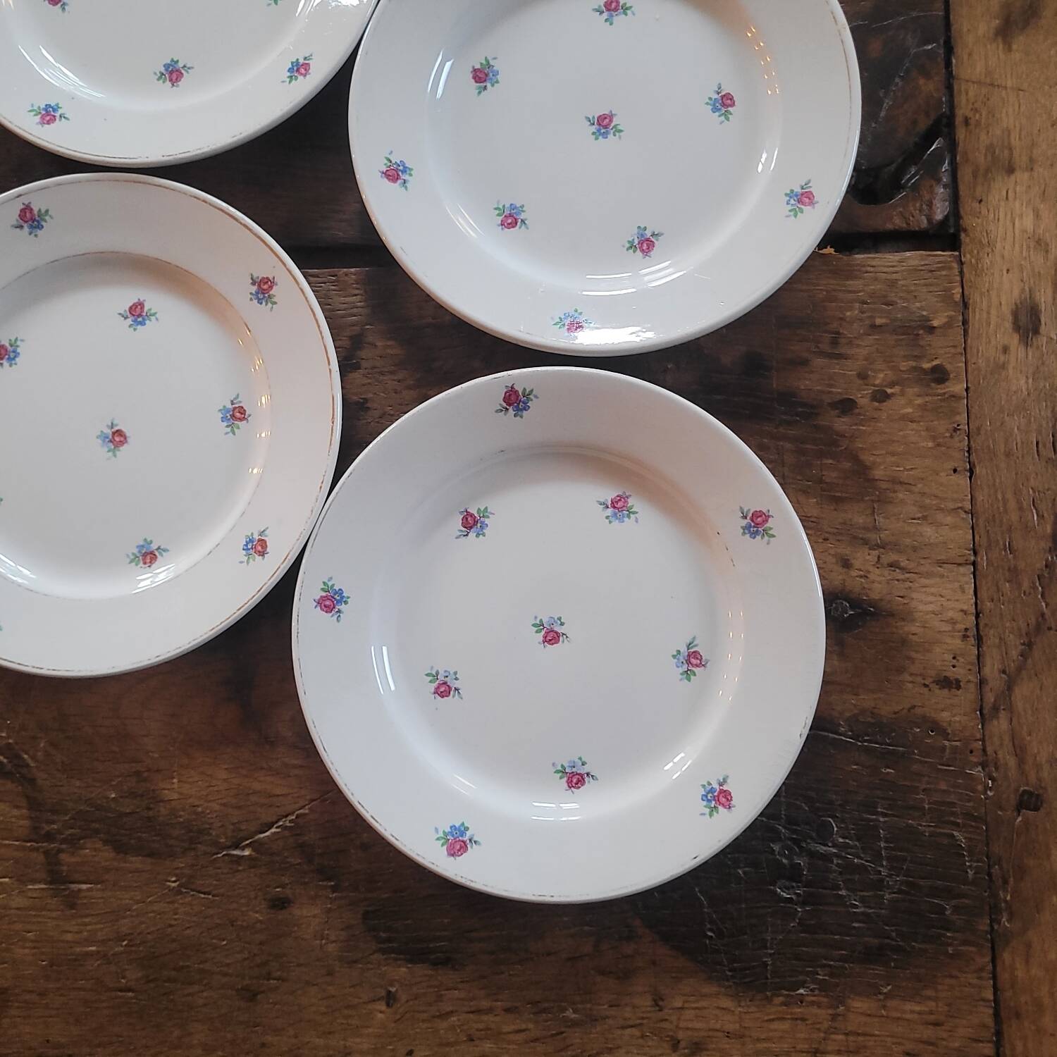 Lunéville KG – assiettes dessert – années 1940