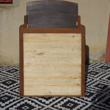 Art Deco mirror in walnut frame 126/88cm