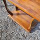 Art deco walnut pedestal table from the 30s/40s