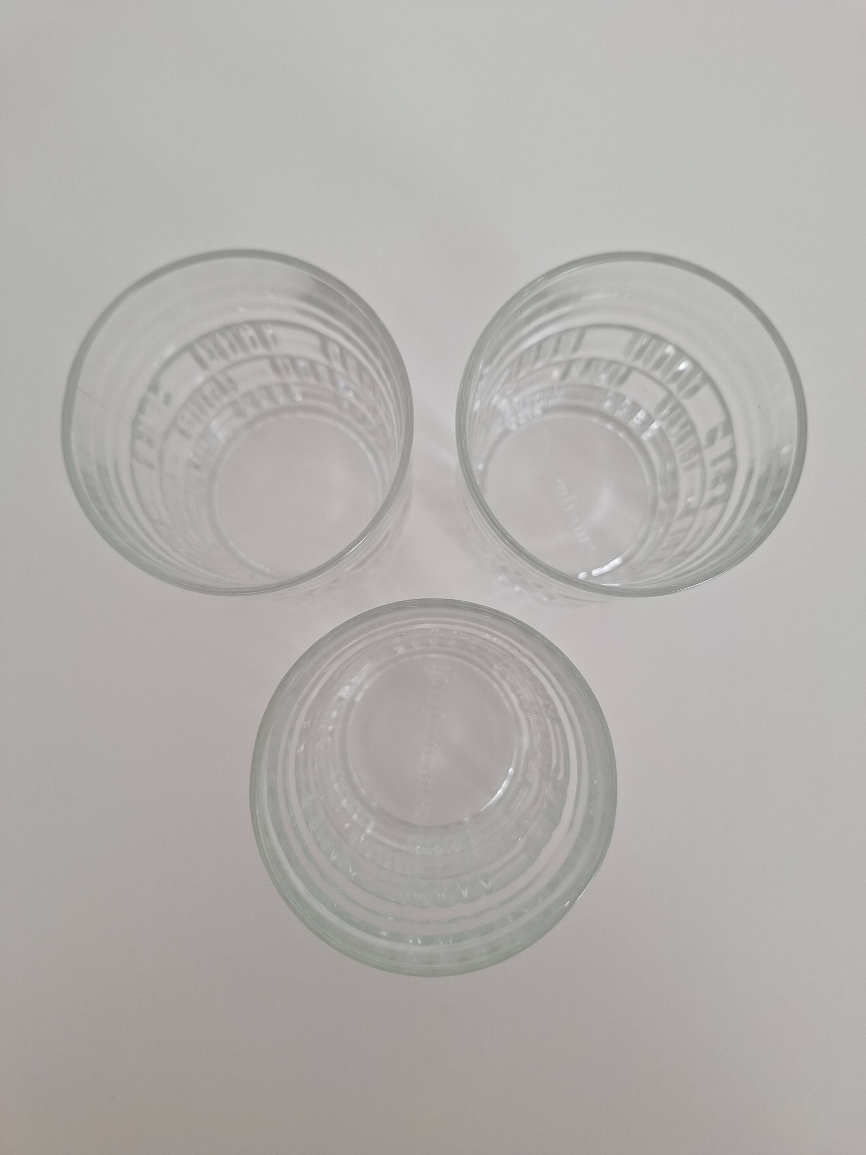 Vintage Préfontaines whiskey glasses