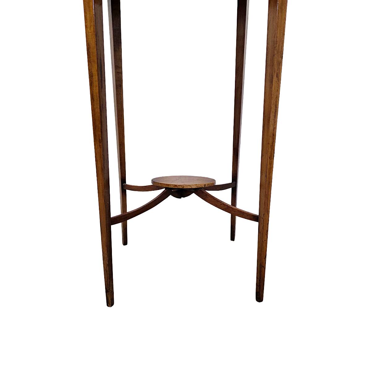 Antique English Oval Mahogany Side Table, from around 1900