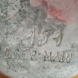 Vintage ceramic vase rock decoration