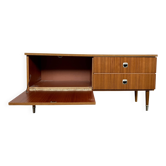 enfilade meuble TV vintage look scandinave