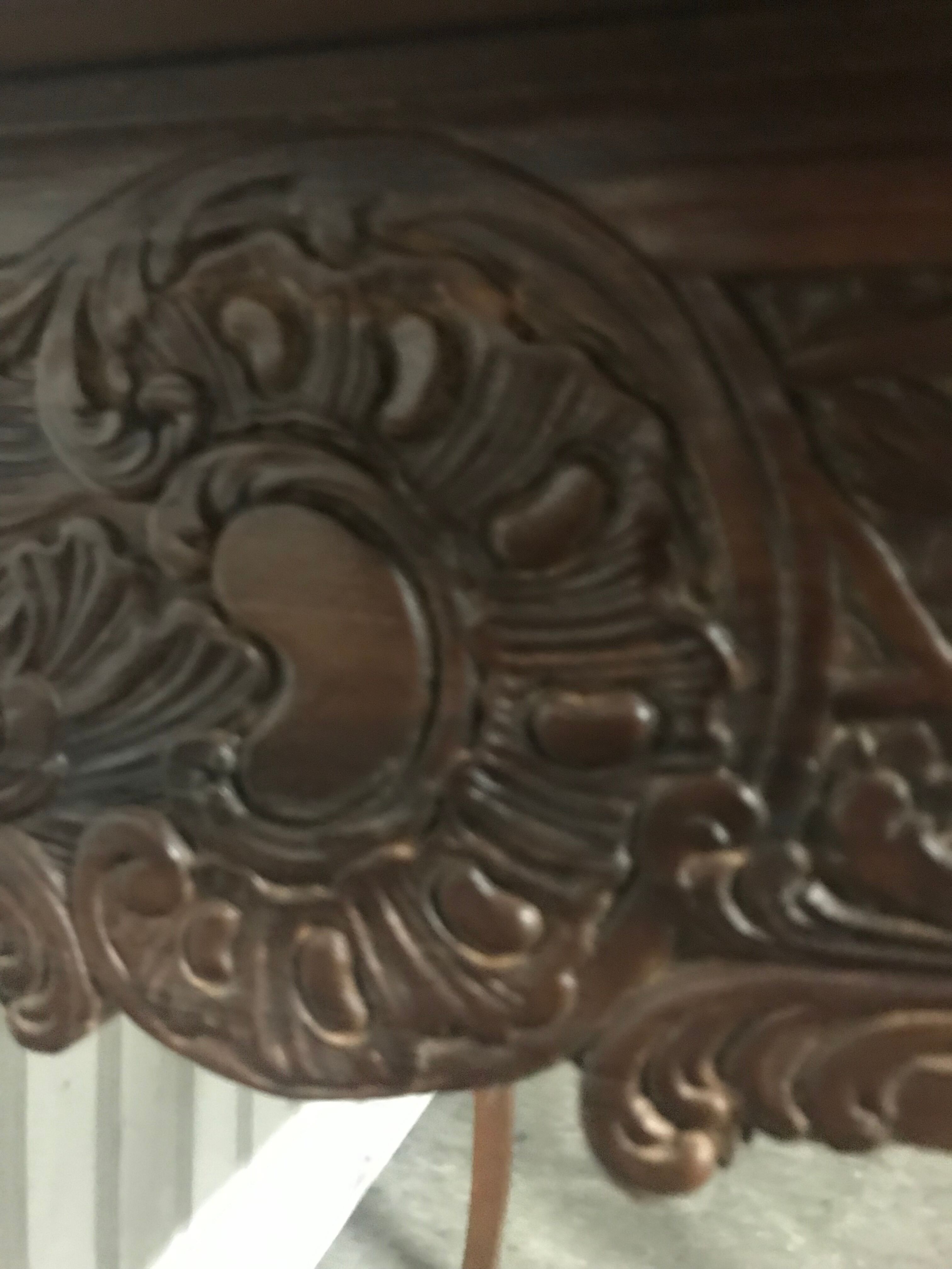 Coiffeuse Louis XV chêne