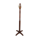 Coat rack known as "Parrot" in mahogany and bronze, circa 1950