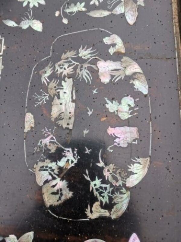 Table coffre fin 19e