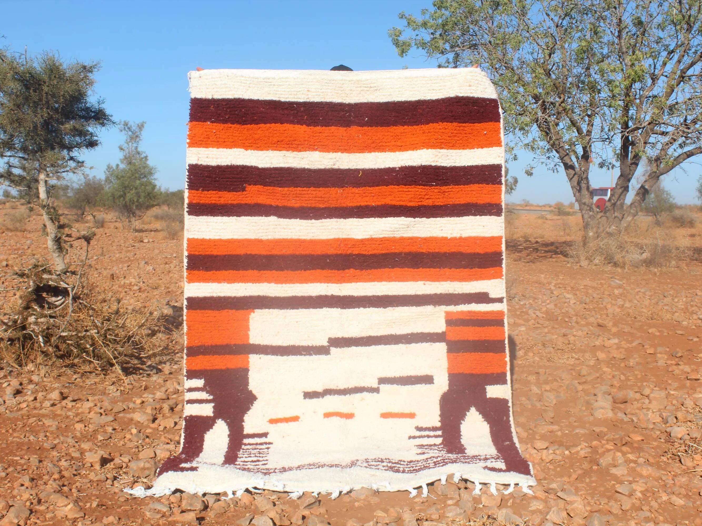 Handwoven Moroccan rug 2.5 x 1.5 m