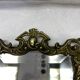 Miroir ancien laiton 20x14cm
