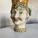 Italian ceramic vase Caltagirone Sicily 1960