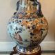 Asia 20th century: very important Imari vase in porcelain, height 118 cm.