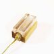 Brass & clear  glass wall light by Vitrika – Model Atlactic
