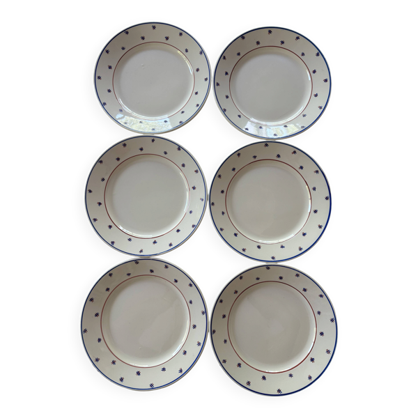 Assiettes anciennes K&G Luneville
