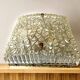 Square glass and bronze flush mount lamp, 1960s