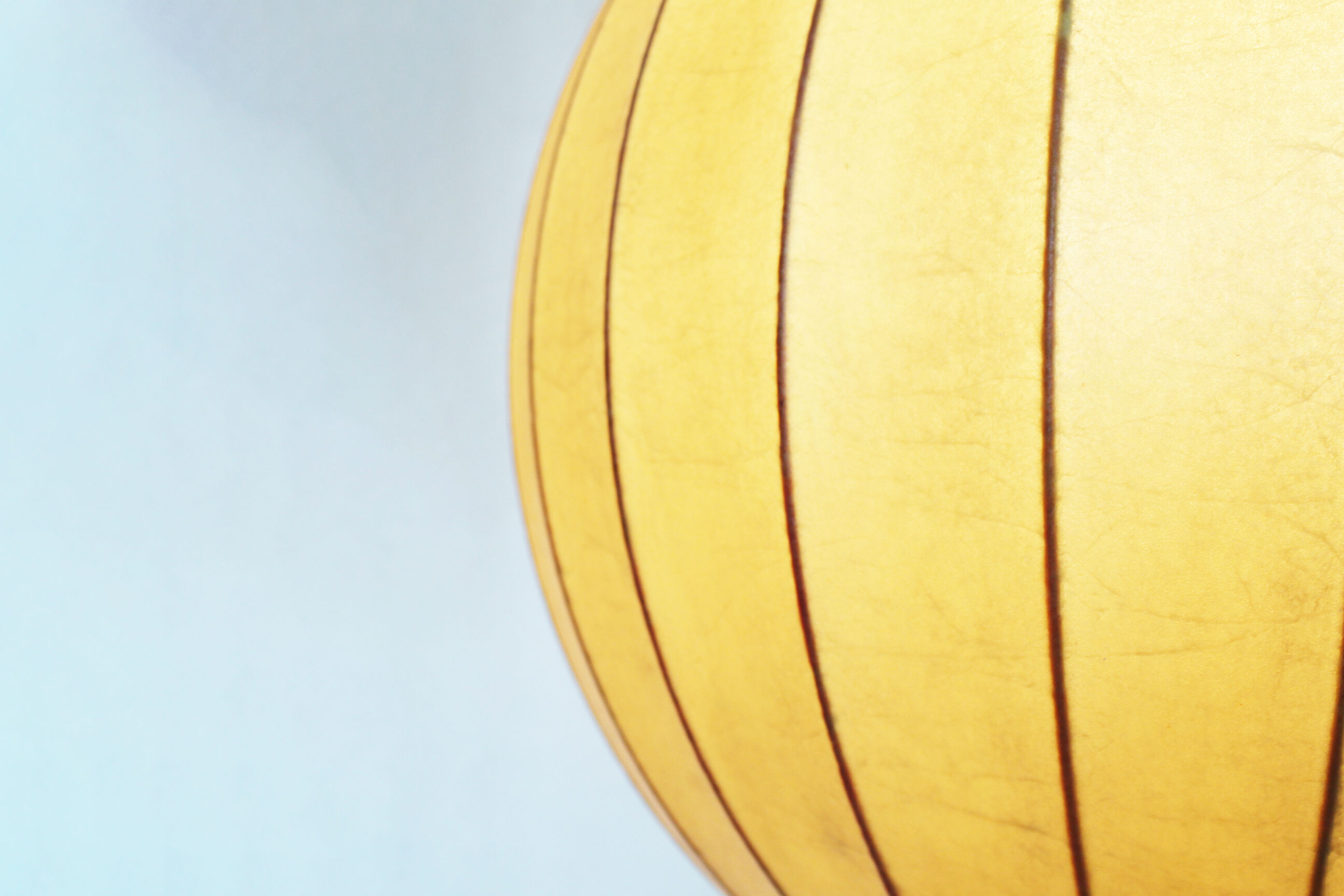 Rare and Fabulous XXL Mid-Century Modern Cocoon pendant lamp