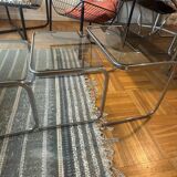 Vintage nesting tables from the 1970s.