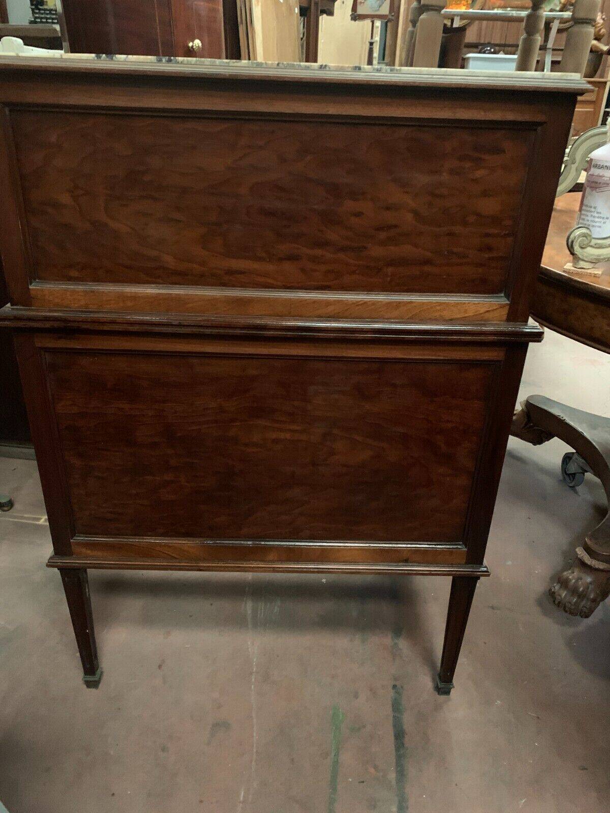 20th century walnut cylinder lady's desk