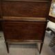 20th century walnut cylinder lady's desk
