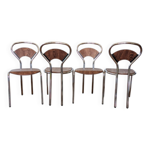 Lot de 4 chaises bistrot