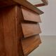 Writing Desk by Silvio Cavatorta in solid Walnut, Italy, 1950's