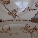 Antique plate model Oxford brown, HB - Co. Choisy-le-Roy , 1900s