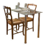 Tempered glass table