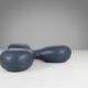 Leather Pouf by Lowie Vermeersch for Durlet, Belgium 1999
