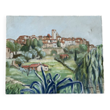 Painting signed Marecco