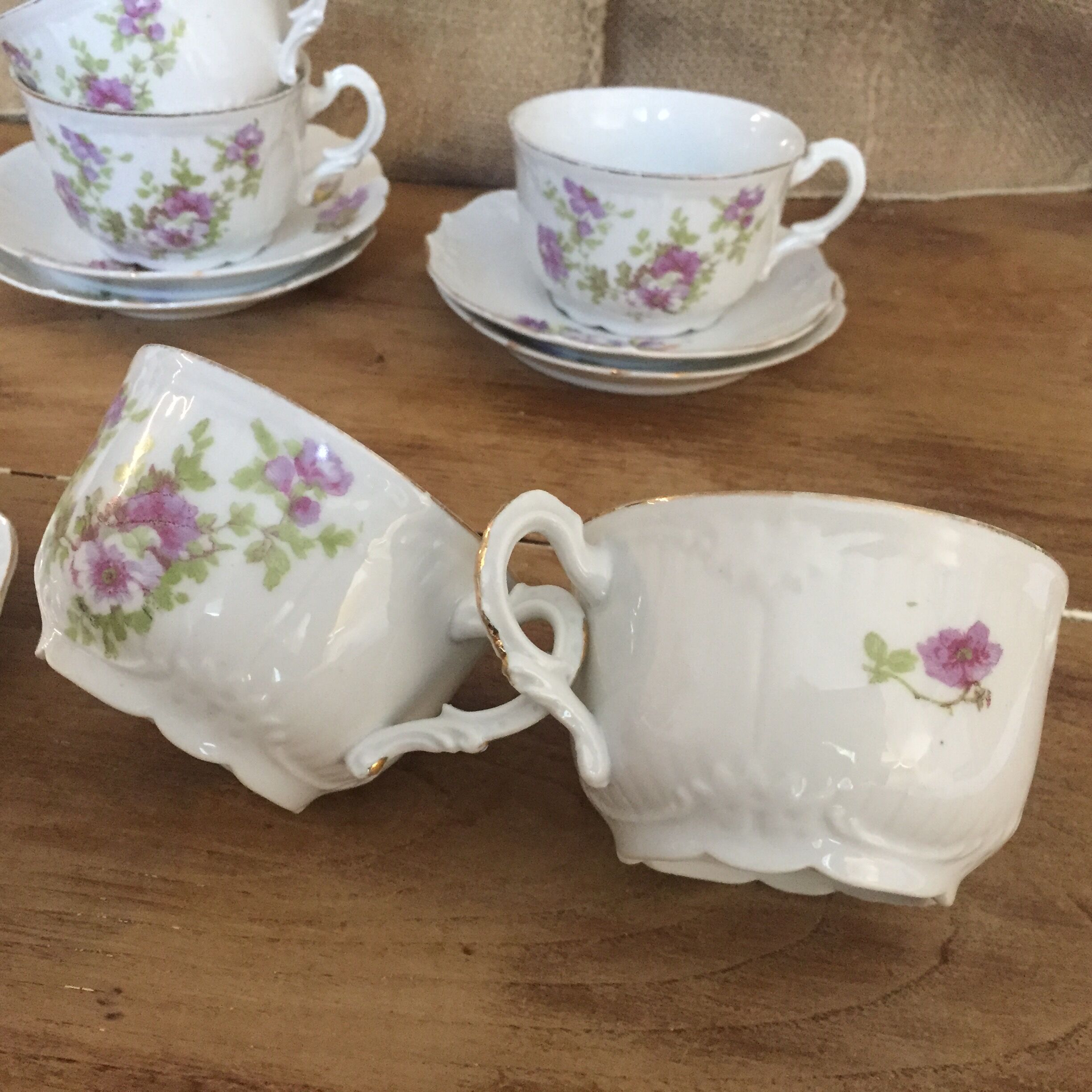 4 tea cups French co