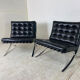 Pair of chairs Barcelona vintage Ludwig Mies Van der Rohe