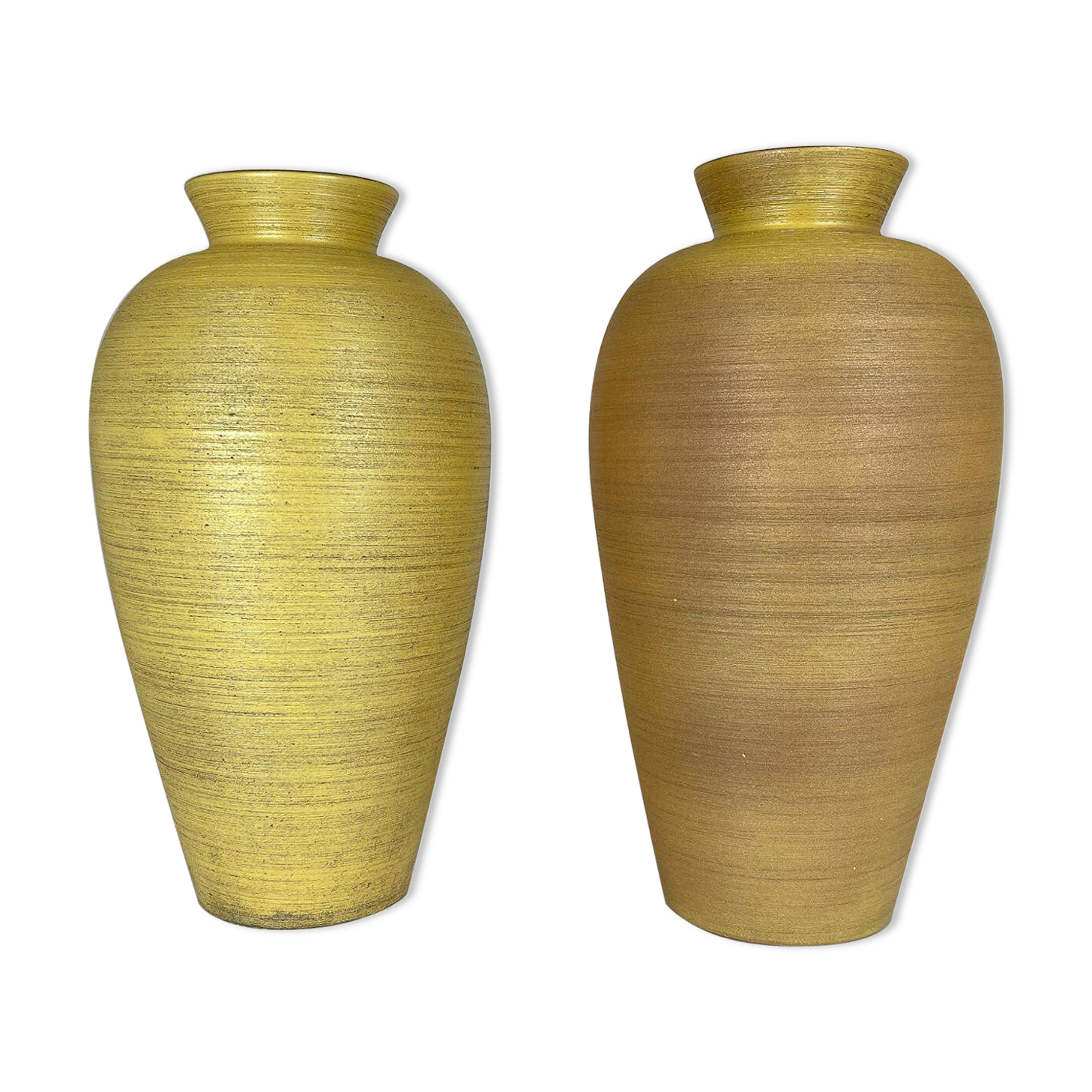 Pair of Art Deco floor vases by Upsala Ekeby, Sweden, 1940s