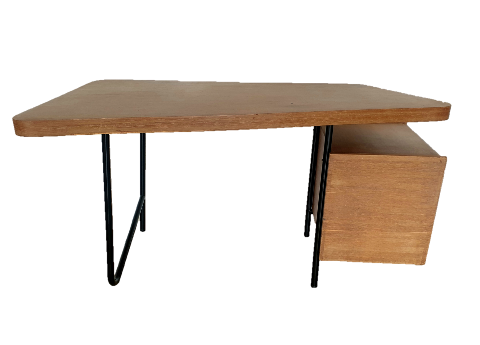 Asymmetrical desk by Georges Frydman