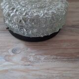 Molded glass ceiling light