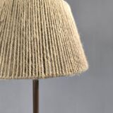 Copper and rope floor lamp circa 1950