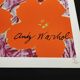 Lithographie en édition limitée "Fleurs" par Andy Warhol par CMOA. Après
