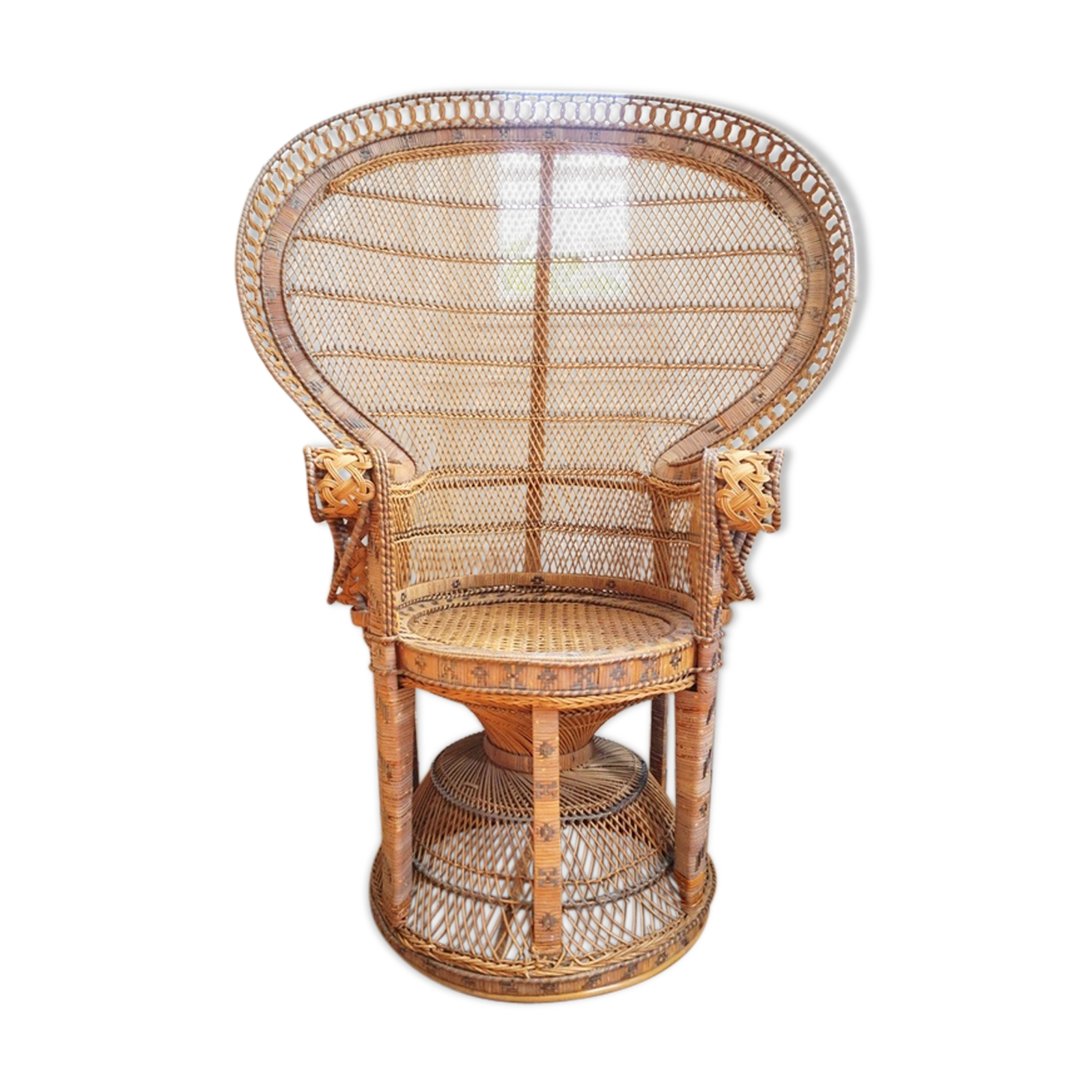 Emmanuelle rattan armchair