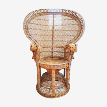 Emmanuelle rattan armchair