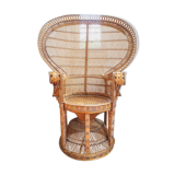 Emmanuelle rattan armchair