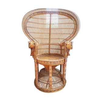 Emmanuelle rattan armchair