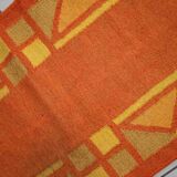 Vintage Persian gabbeh handmade carpet 71cm x 138cm 1970s, 1C470