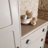 Vintage asymmetrical wardrobe