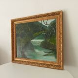 Oil painting by René Férréol Ringenbach "Val de Cusance"