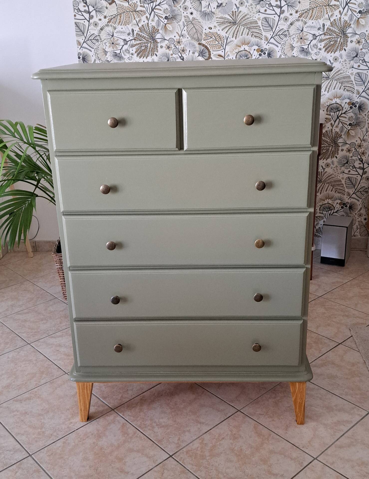 Commode vert Thisted