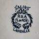 6 antique earthenware dinner plates from Salins-les-Bains (Jura)