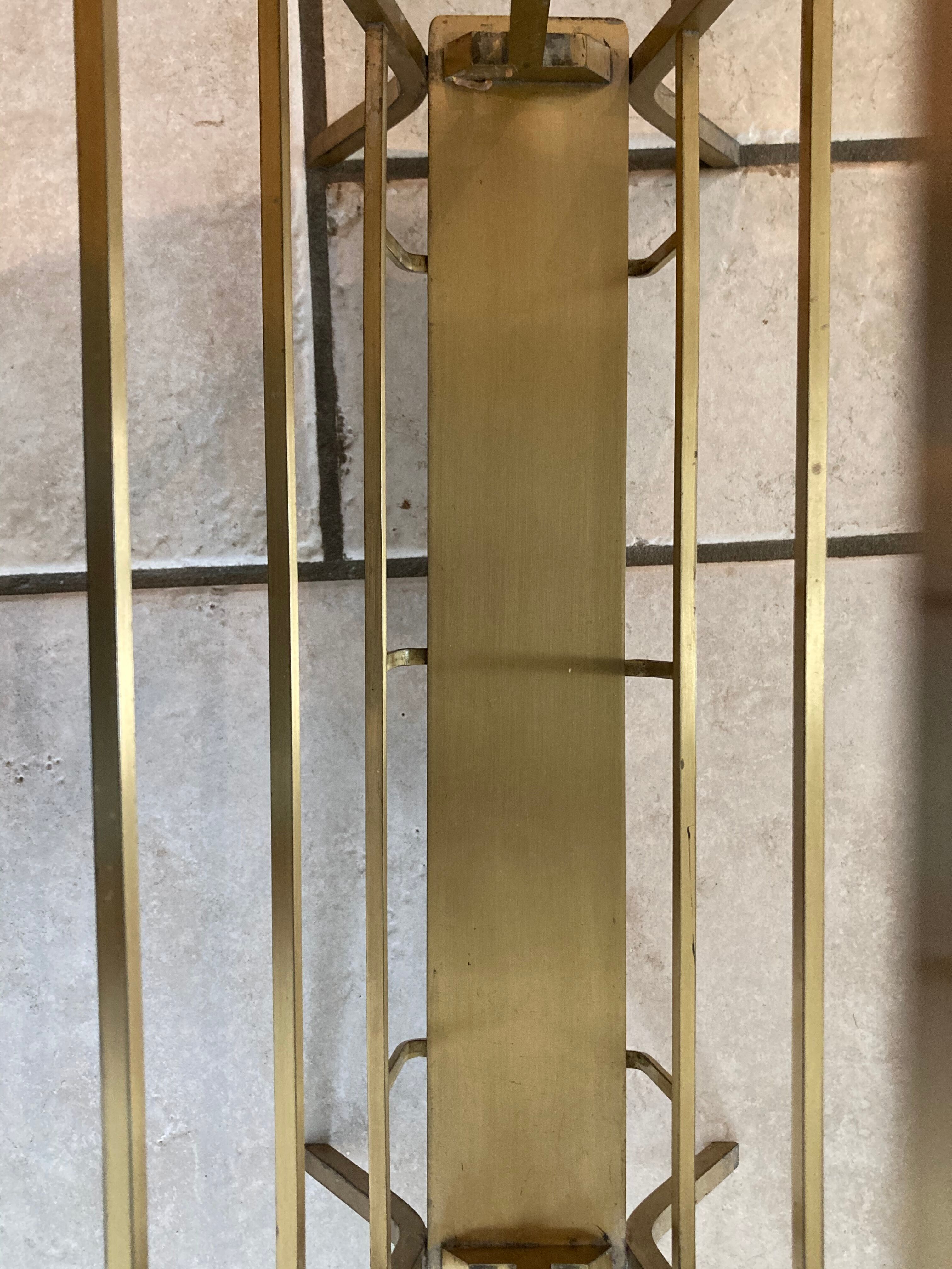 Brass art deco magazines