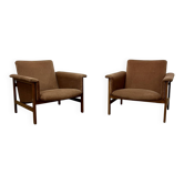 Paire de fauteuils vintage 50/60